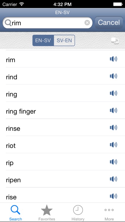 Swedish<>English Dictionary
