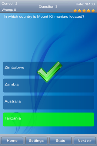 Physical Geography : Mountains & Volcanoes Quiz screenshot 2