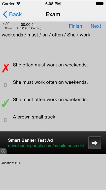 English Grammar Quizzes Lite