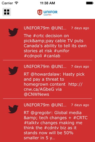 Unifor Local 79m screenshot 3