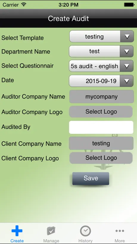 5s audit app on cloud