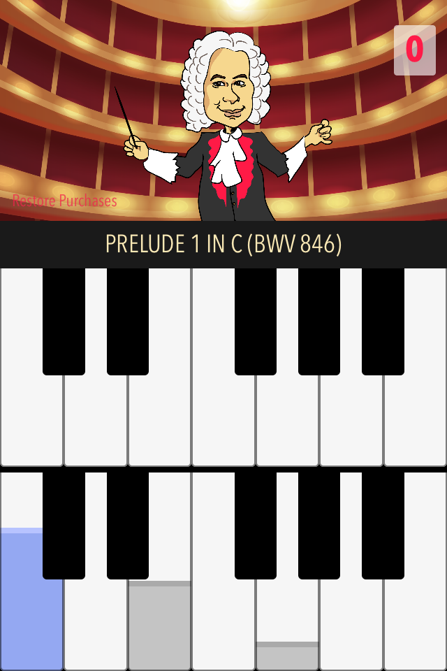 Play Bach Follow the magic piano keys and save Classical Music
