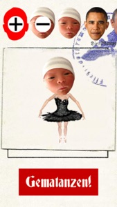 Gematanzen! - funny celebrity cartoon dance music video maker with your face screenshot #4 for iPhone