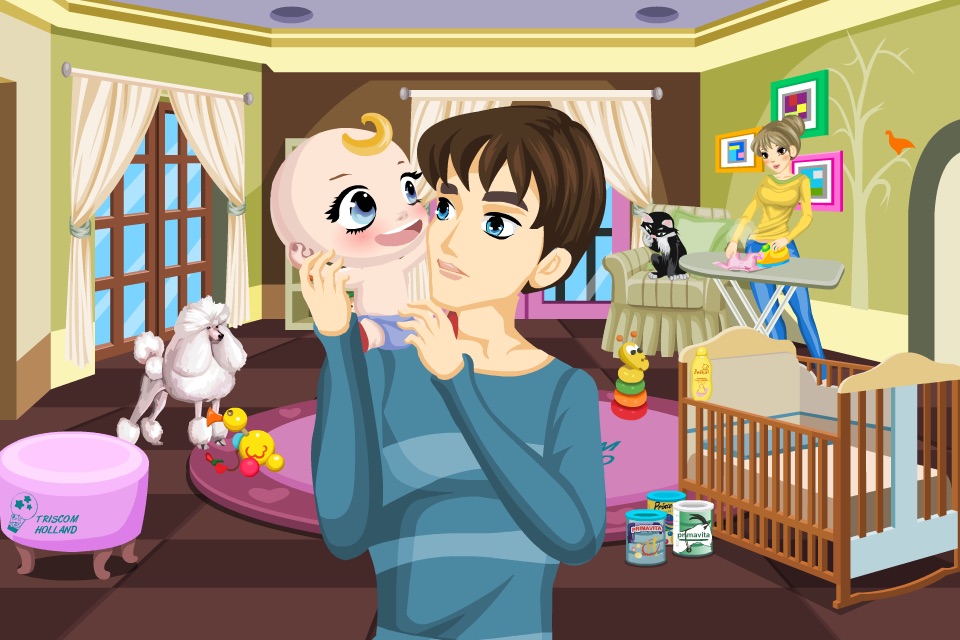 Baby in the house – baby home decoration game for little girls and boys to celebrate new born baby screenshot 2