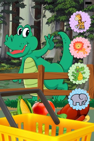 Children in zoo. Feed animals. Exciting game screenshot 3