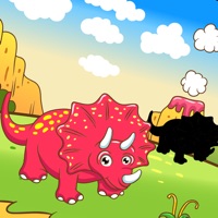 A Dinosaurs Shadow Game Learn and Play for Children with Extinct Animals