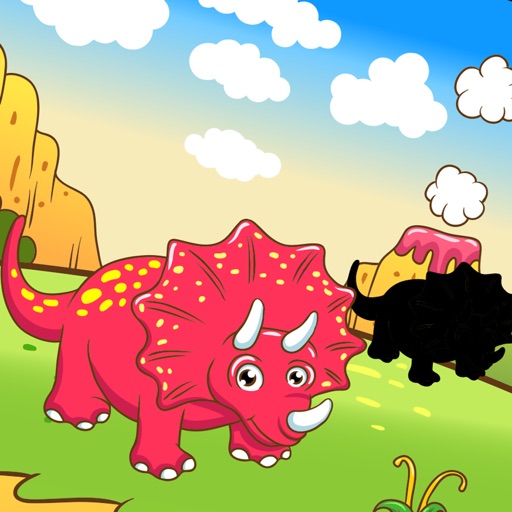 A Dinosaurs Shadow Game: Learn and Play for Children with Extinct Animals icon