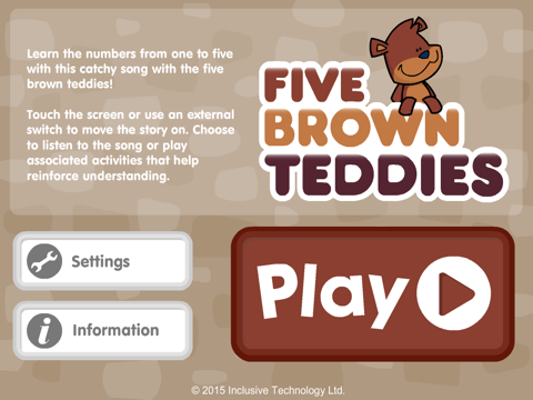 Screenshot #4 pour Five Brown Teddies