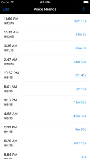 voice memos for apple watch iphone capturas de pantalla 3