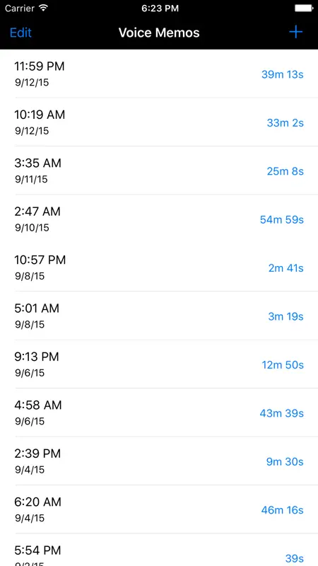 Voice Memos for Apple Watch screenshot 3 of 3