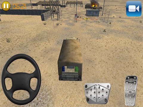 Army Trucks Emergency Parking : Battle-Ground  Rumble. Play Real Redline Game