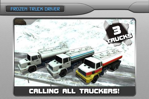 Frozen Highway Truck Driver 3D screenshot 3