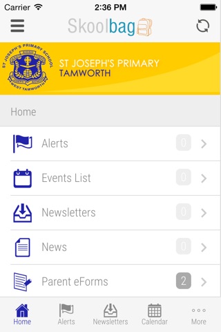 St Joseph's Tamworth - Skoolbag screenshot 3