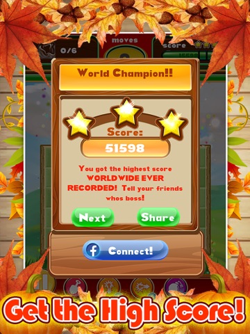 Screenshot #5 pour Thanksgiving Match 3 Fall Puzzle Game FREE