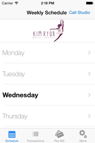 Kim Ryan Dance Center screenshot 2