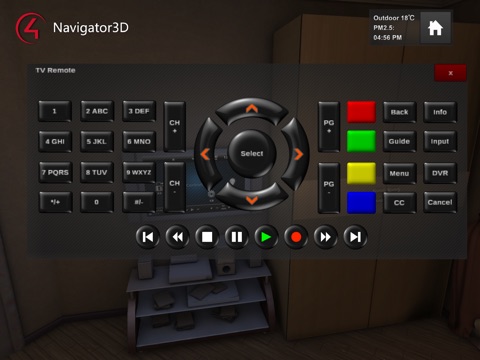 Navigator3D for Control4 DemoKit screenshot 3