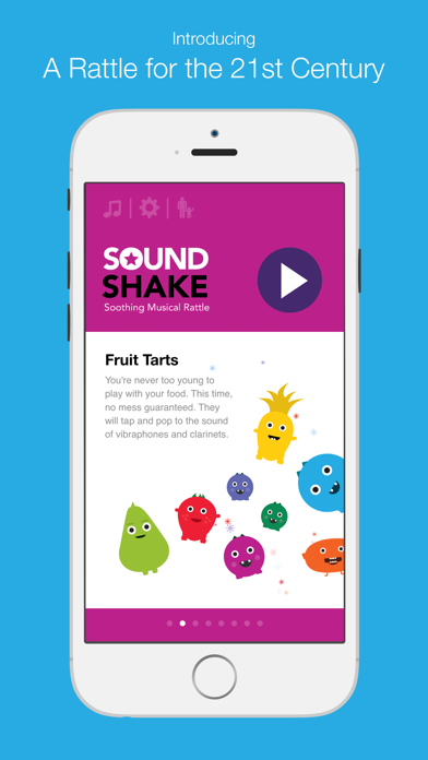 Screenshot #1 pour Sound Shake: Bulles musicales pour les bébés et les tout-petits (Full Version)