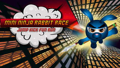 Screenshot #1 pour A Mini Ninja Rabbit Race Jump Kick Fun Run Game For Kids