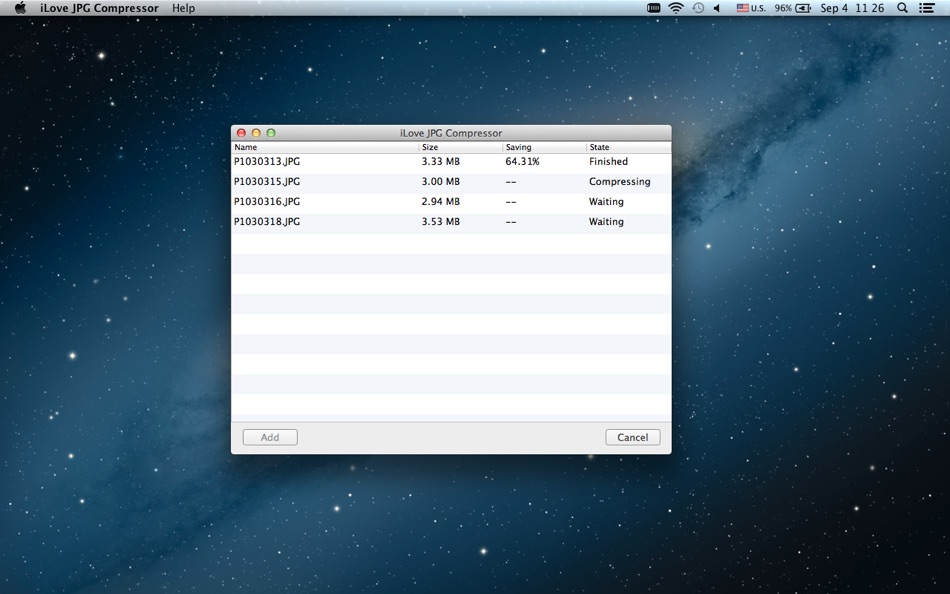 #3. iLove JPG Compressor (macOS) 由: 平 吕