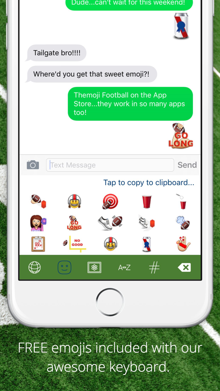Themoji - Football Emoji GIF  Fantasy Football with College Sports Keyboard