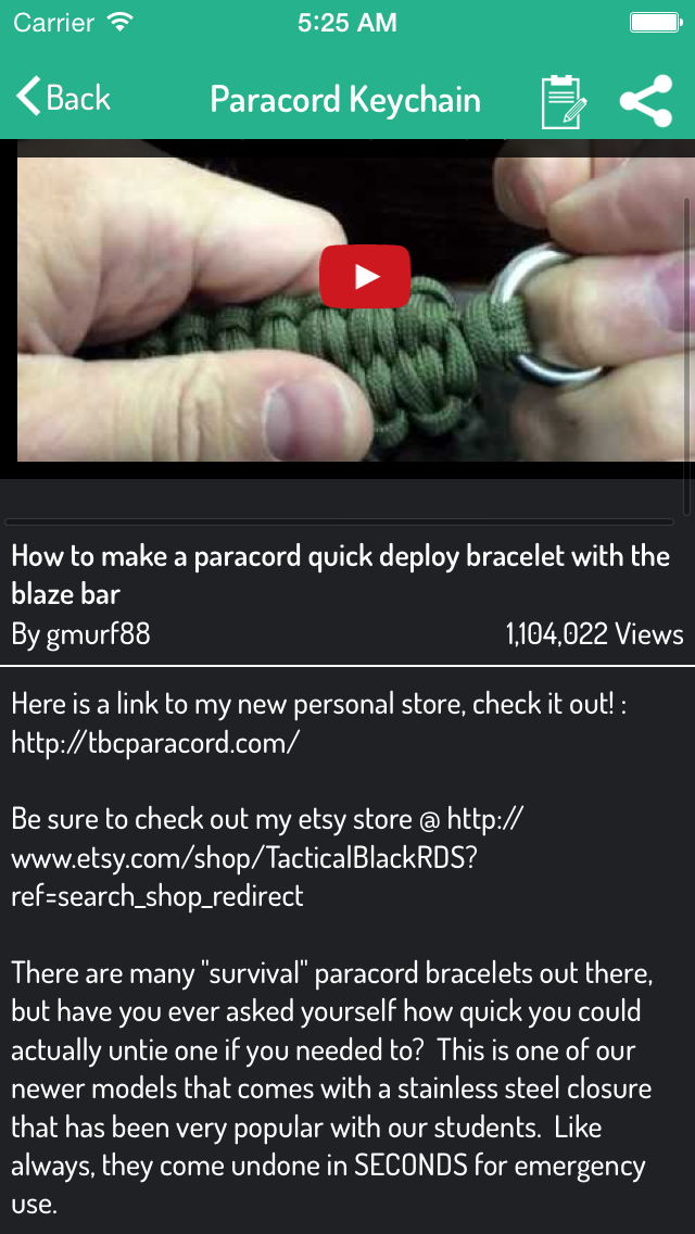 How to cancel & delete Paracord Guide - Sytling Guide from iphone & ipad 3