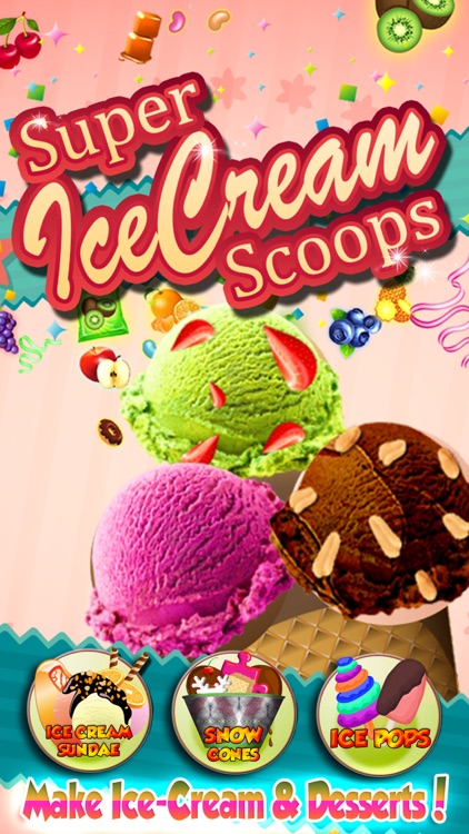'A Ice Cream Scoop Dessert Builder Free Frozen Treats for Kids