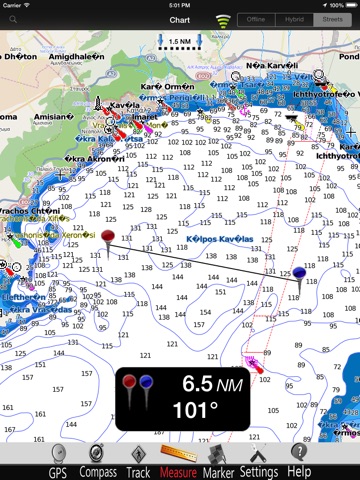 Aegean N. Nautical Charts Pro screenshot 2