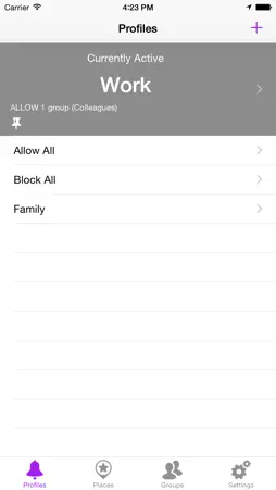 Do Not Disturb - with locations and groups screenshot 2
