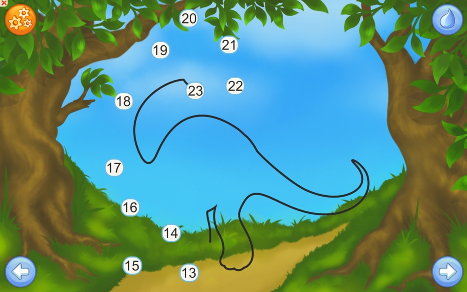 #2. Dinosaurs - Connect the Dots and Add Colors - Free for Mac OS X (macOS) بواسطة: Kedronic UAB
