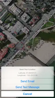 Right Here - Send Location via email or SMS iphone bilder 3
