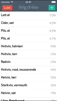 Promillekalkulator iphone bilder 3