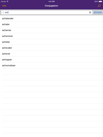 Screenshot #5 pour Conjugaisons des verbes - l'App des profs gratuite et complète
