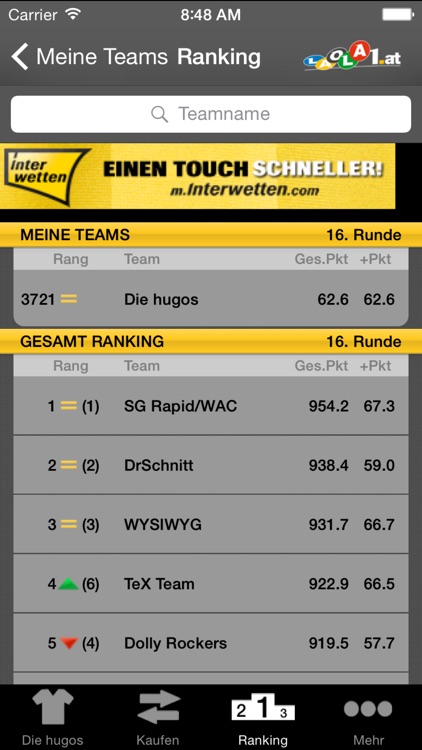 LAOLA1 Bundesliga Manager