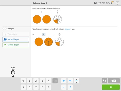 Brüche 3: Addition und Subtraktion in der Bruchrechnung screenshot 2