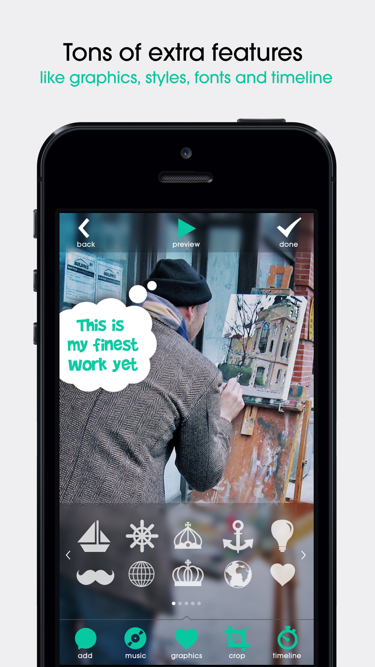 Pop Video - Movie Editor for Subtitles, Speech Bubbles and Music in your Videos
