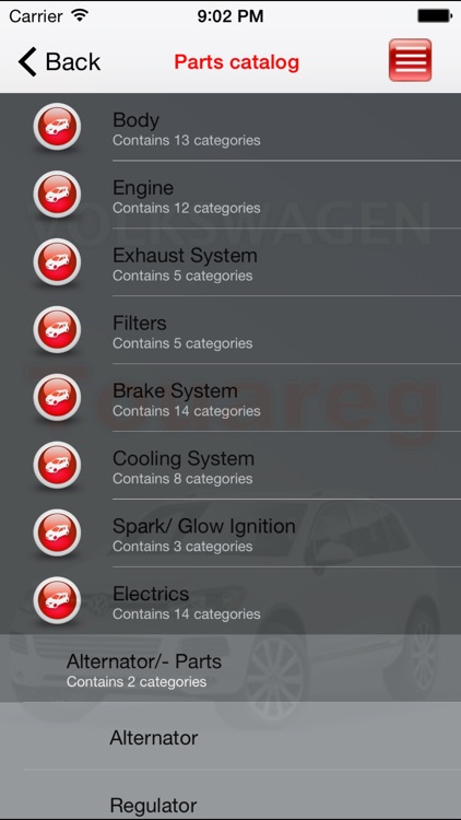 AutoParts VW Touareg
