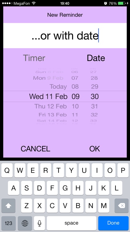 Remi - simple & bold reminder for your tasks and to-do lists with timer, alarm, countdown, snooze and nag