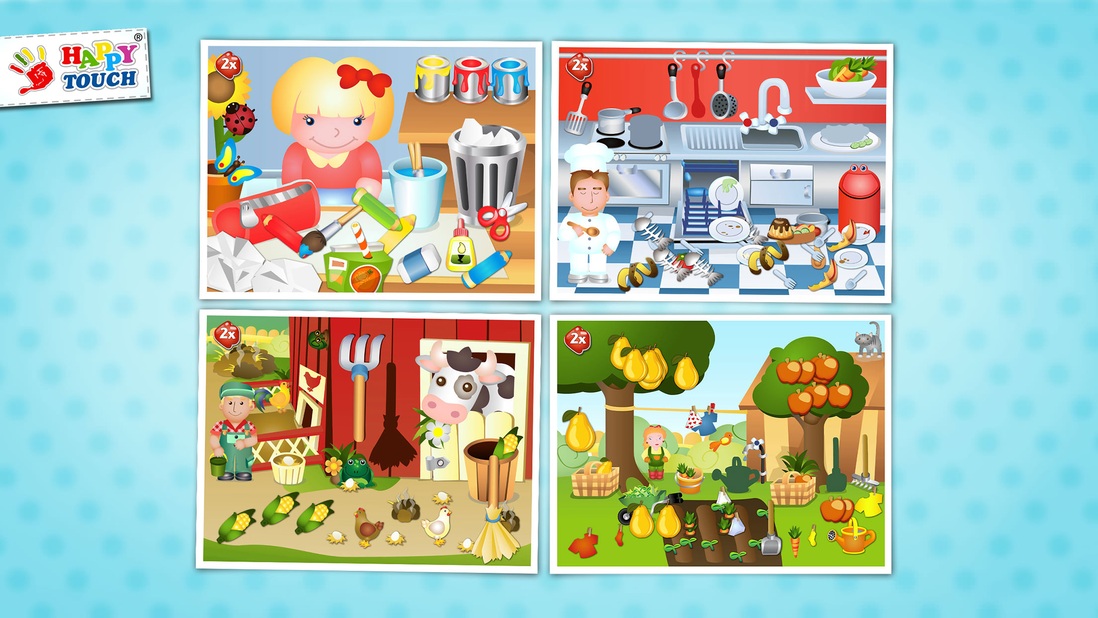 A Funny Clean Up Game - All Kids Can Clean Up! By Happy-Touch® Pocket screenshot 5