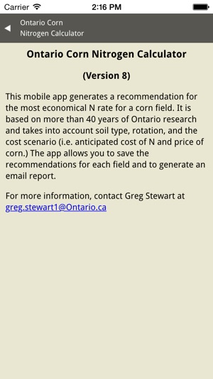 Ontario Corn Nitrogen Calculator(圖5)-速報App