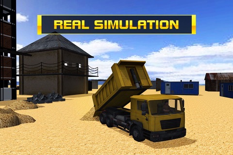 Transport River Sand – 3D City Transporter Truck Driver Simulator Game screenshot 2