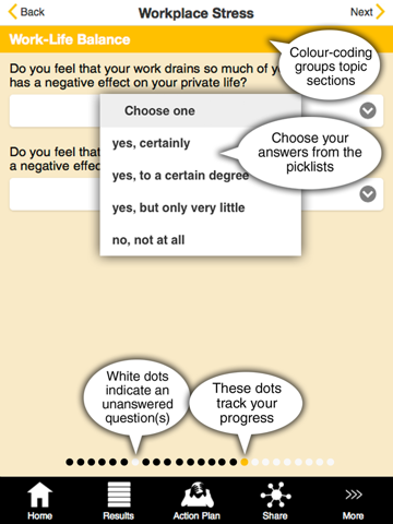 Screenshot #5 pour Measure Workplace Stress