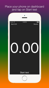 SpeedUp - Acceleration test 0-100 kmh 0-60 mph screenshot