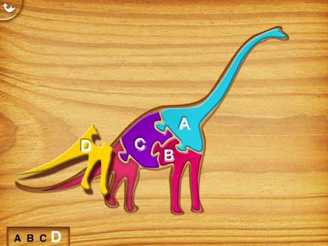 Скачать My First Wood Puzzles: Dinosaurs - A Free Kid Puzzle Game for Learning Alphabet - Perfect App for Kids and Toddlers!