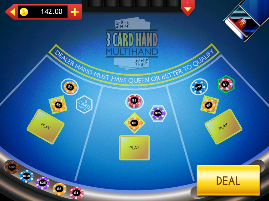 MultiHand - 3 Card Hand