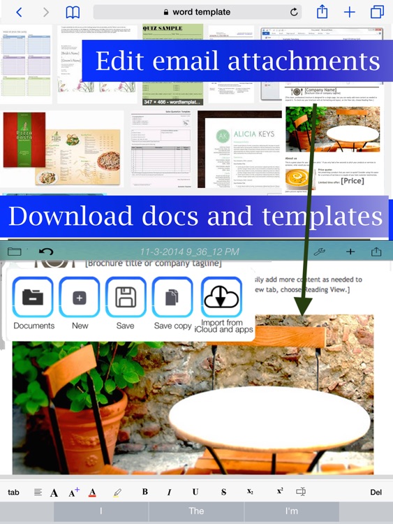 WDocs - Microsoft Office Word doc docx Edition & Open Office Document Edition