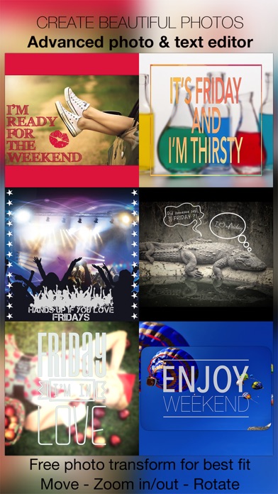 FRIDAY CANDY : BEST HAPPY FRIDAY & WEEKEND CAMERA - ADD STICKER AND FRAME OVER IMAGE 1.1 IOS GAME GIẢI TRÍ FRIDAY CANDY : BEST HAPPY FRIDAY & WEEKEND CAMERA - ADD STICKER AND FRAME OVER IMAGE 1.1 IOS