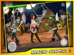 Lady Pirate - Cursed Ship Run Escape iPad image 2