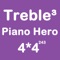 Piano Hero Treble 4X4 - Sliding Number Block And Playing The Piano