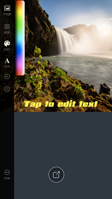برنامج الكتابة على الصور screenshot