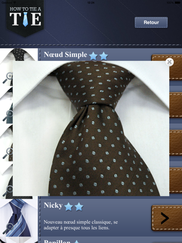 Screenshot #5 pour Noeuds de cravate